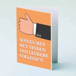 Wenskaart Collega nieuwe baan