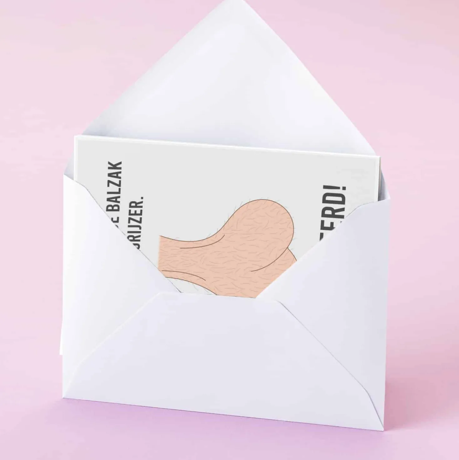 Wenskaart Ouder, wijzer en grijzer