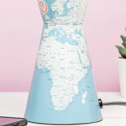 Wereldkaart bullet lavalamp
