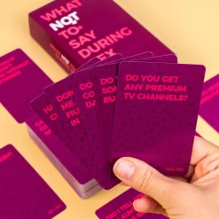 What Not To Say During Sex kaarten