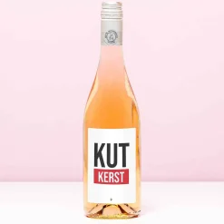 Wijnfles Kut Kerst