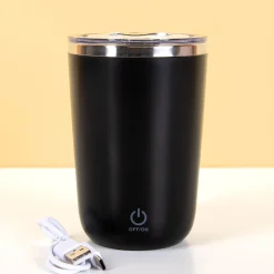 Zelfroerende thermosbeker